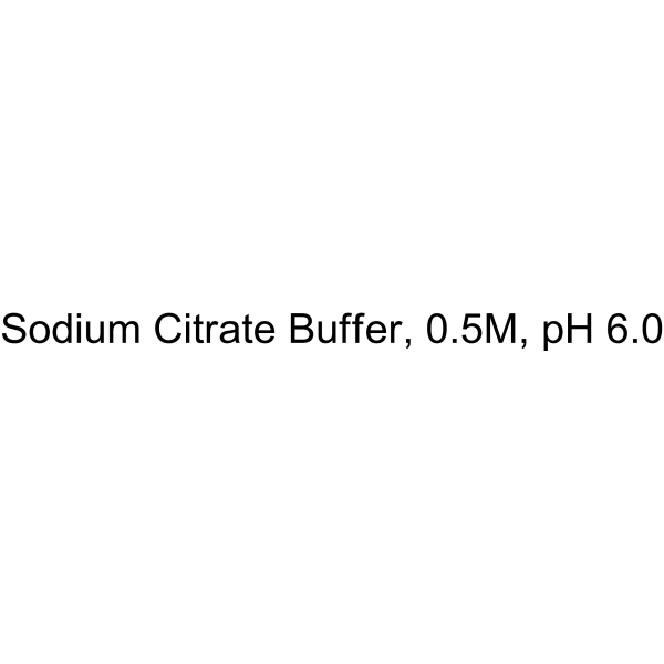 Sodium Citrate Buffer, 0.5M, pH 6.0
