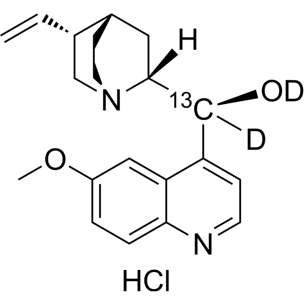 Quinidine-13C, d2 hydrochloride