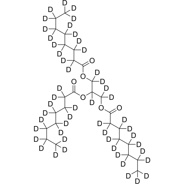 Tricaprilin-d50