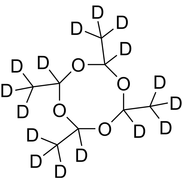 Metaldehyde-d<sub>16</sub> Chemical Structure Metaldehyde-d<sub>16</sub>