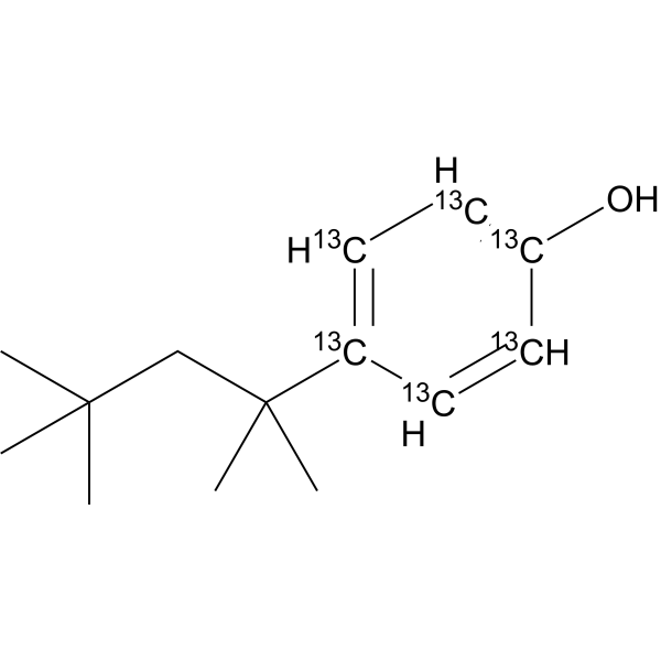 4-tert-Octylphenol-13C6