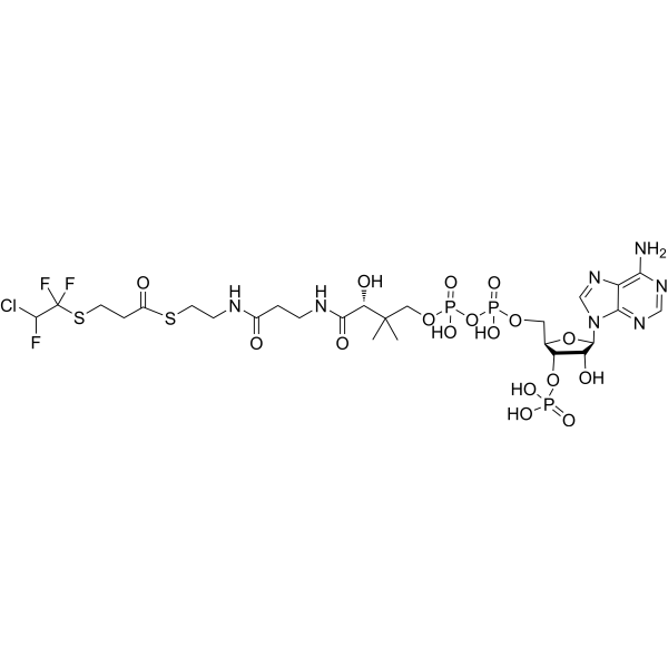 6-Chloro-5,5,6-trifluoro-4-thiahexanoyl-CoA
