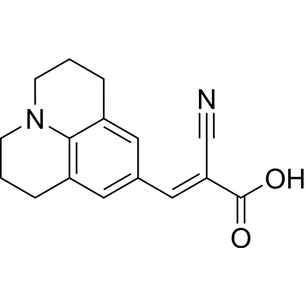 9-(2-Carboxy-2-cyanovinyl)julolidine