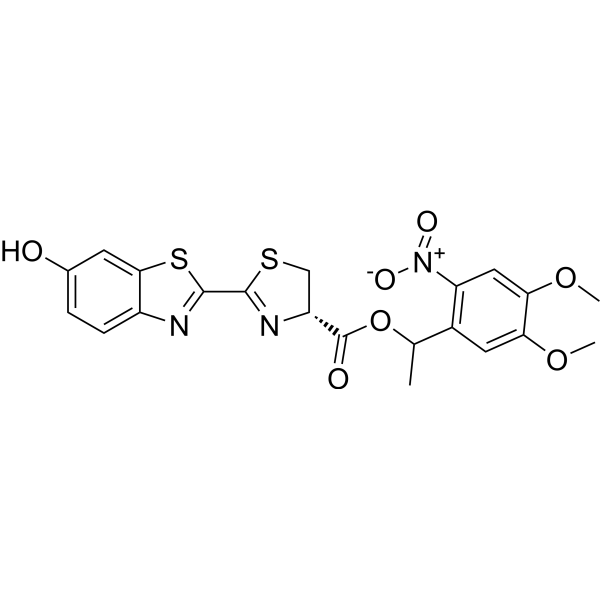 DMNPE-caged D-luciferin