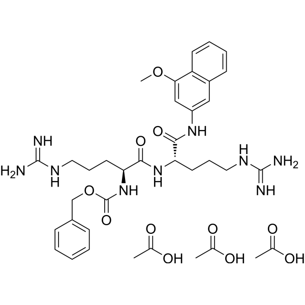 Z-Arg-Arg-4MβNA triacetate