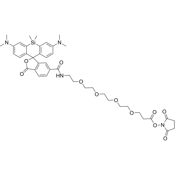 SiR-PEG4-NHS ester