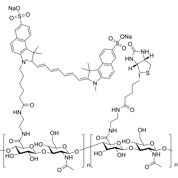 Cy7.5 HA biotin (MW 3000)
