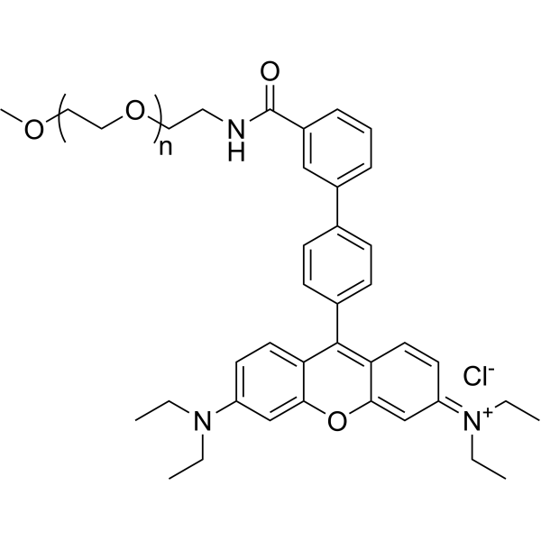 Rhodamine-PEG (MW 10000)