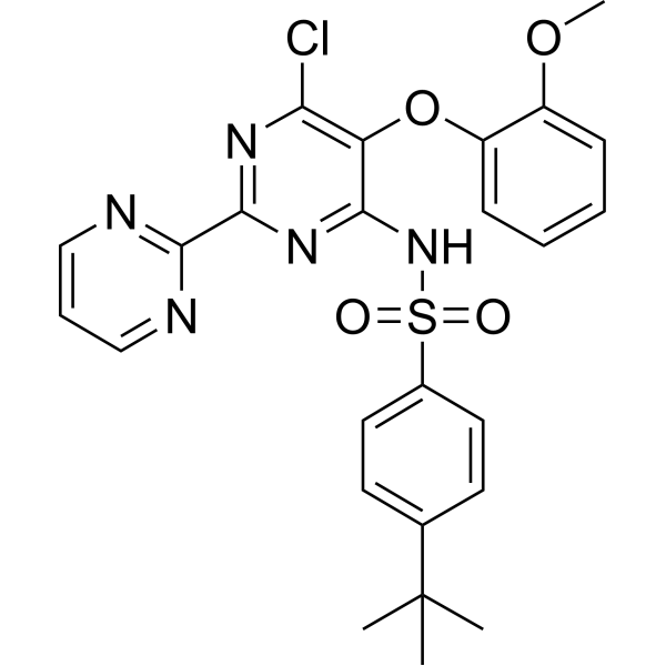 N-[6-Chloro-5-(2-methoxyphenoxy)[2,2'-bipyrimidin]-4-yl]-4-(1,1-dimethylethyl)-Benzenesulfonamide (Standard)