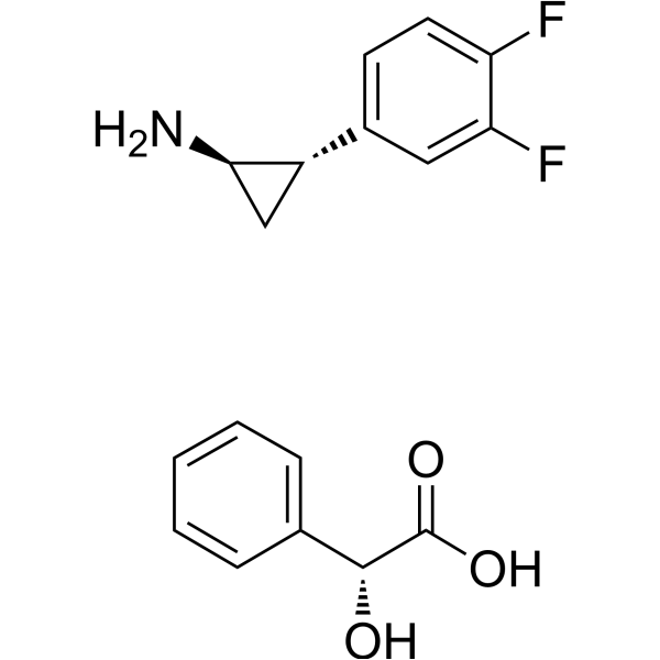 (1R,2S)-2-(3,4-Difluorophenyl)cyclopropanaminium (2R)-hydroxy(phenyl)ethanoate (Standard)