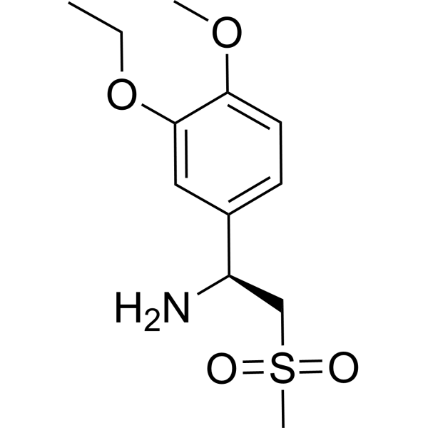 (S)-1-(3-ethoxy-4-methoxyphenyl)-2-(methylsulfonyl)ethanamine (Standard)