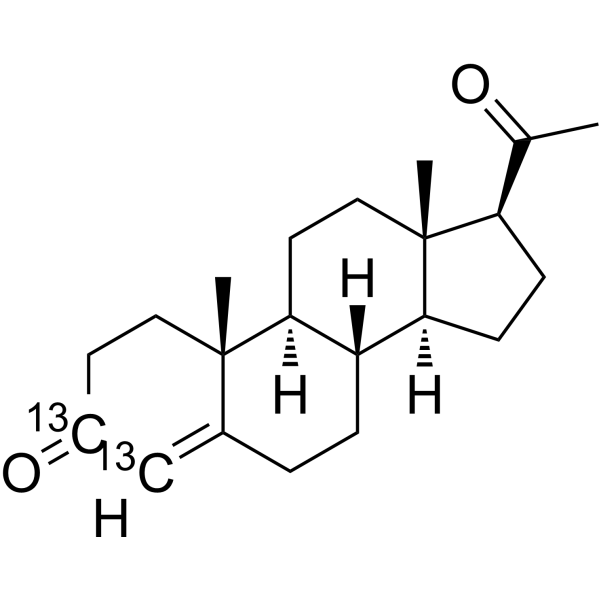 Progesterone-13C2