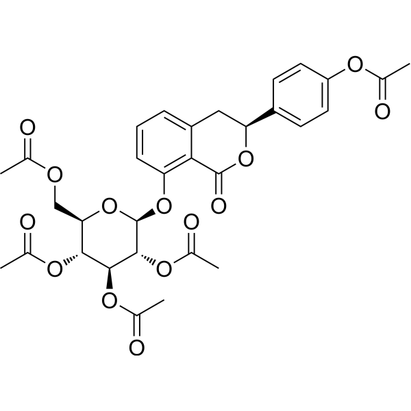 (3S)-Hydrangenol 8-O-glucoside pentaacetate