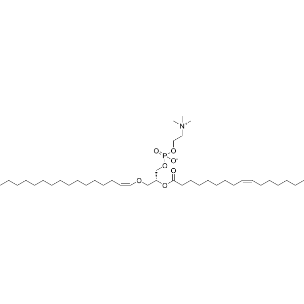 1-(1(Z)-Hexadecenyl)-2-palmitoleoyl-sn-glycero-3-phosphocholine