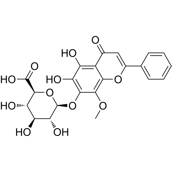 5,6-Dihydroxy-8-methoxyflavone-7-O-glucuronide