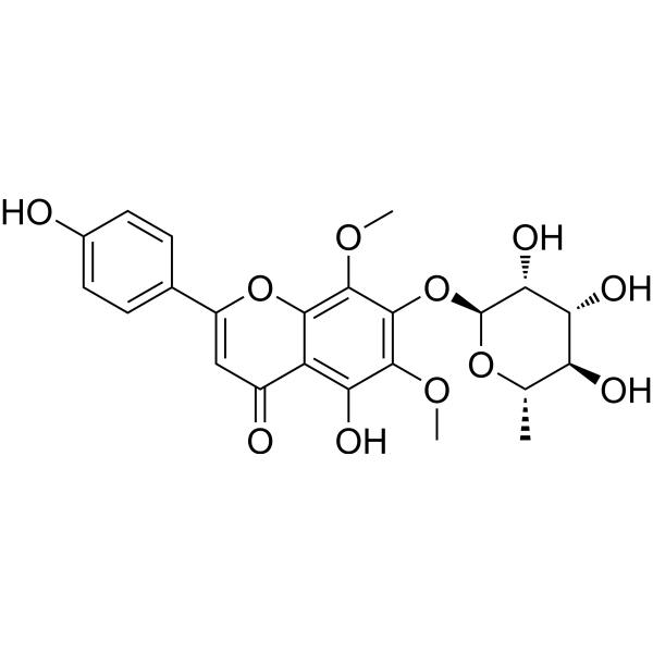 5,4'-Dihydroxy-6,8-dimethoxy-7-O-rhamnosyl flavone