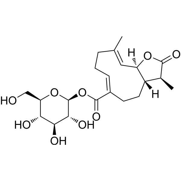 11β,13-Dihydrotaraxinic acid β-D-glucopyranosyl ester