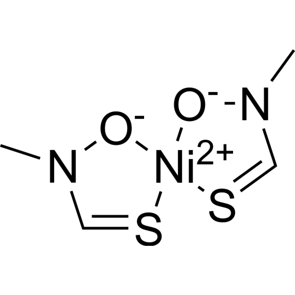 Bis(N-methylthioformohydroxamate)nickel (II)