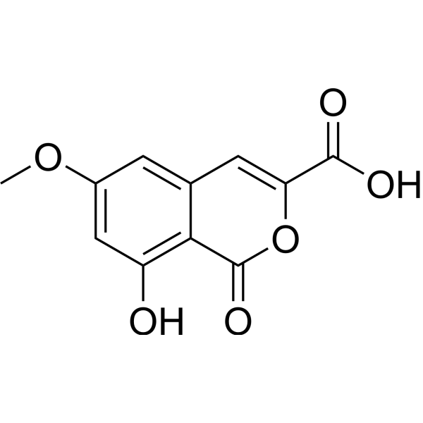 6-Methoxy-8-hydroxyisocoumarin-3-carboxylic acid