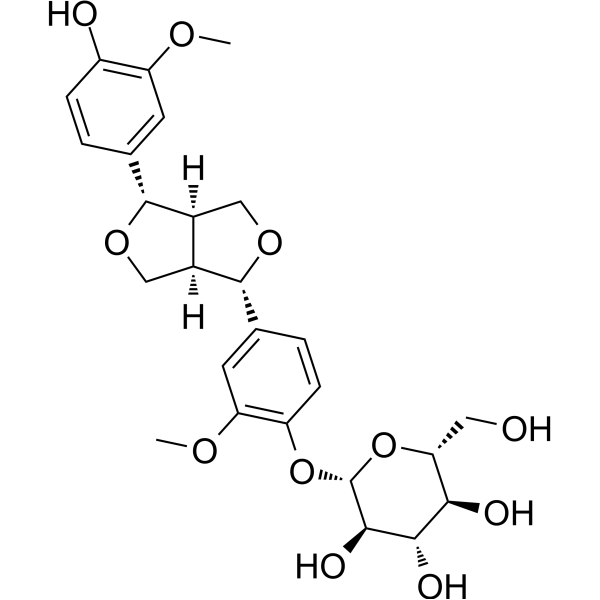 Pinoresinol 4-O-β-D-glucopyranoside