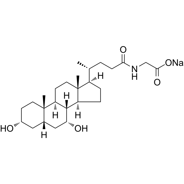 Glycochenodeoxycholic acid sodium salt