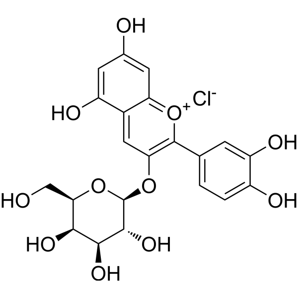 Cyanidin-3-O-galactoside chloride