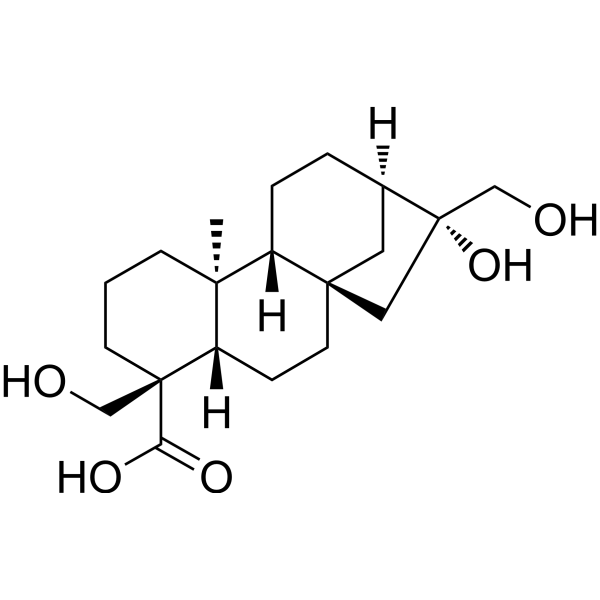 Kauran-18-oic acid, 16,17,19-trihydroxy-, (4α)-