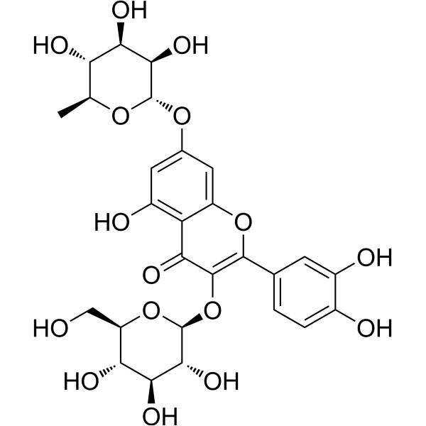 Quercetin 3-O-glucoside-7-O-rhamnoside
