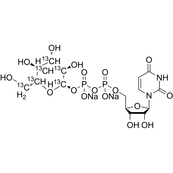Uridine 5′-diphosphoglucose-13C6 disodium