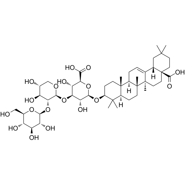 Oleanolic acid-3-O-glucosyl(1-2)xylyl(1-3)glucosiduronic acid