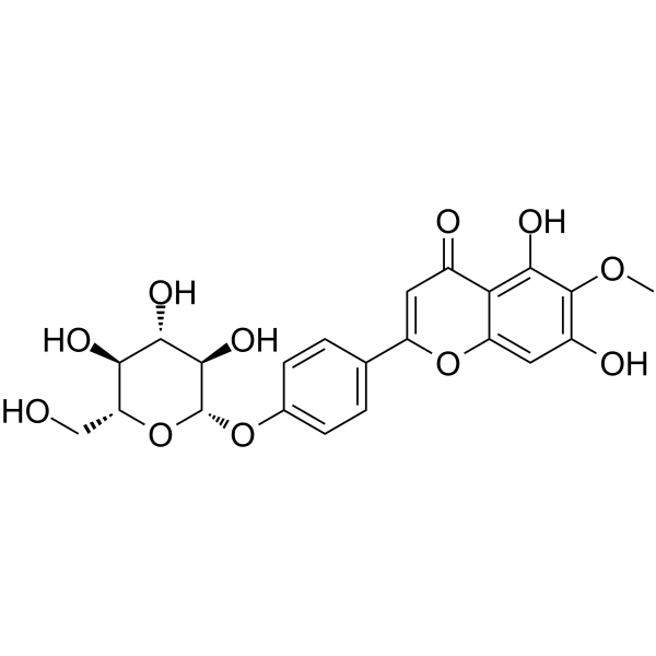 Hispidulin 4'-O-β-D-glucopyranoside