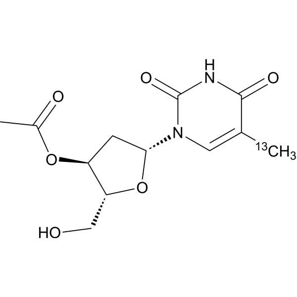 3'-O-Acetylthymidine-13C