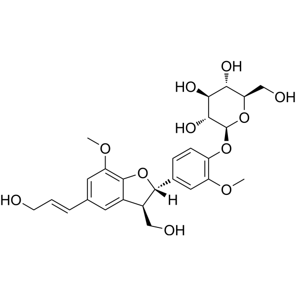 Dehydrodiconiferyl alcohol 4-O-β-D-glucopyranoside