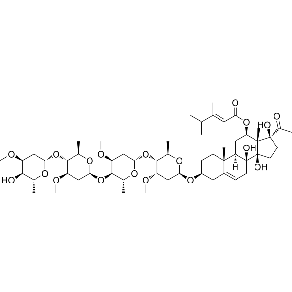 Otophylloside B 4'''-O-β-D-cymaropyranoside
