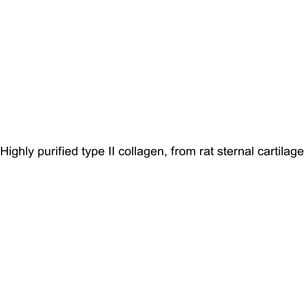 Highly purified type II collagen, from rat sternal cartilage