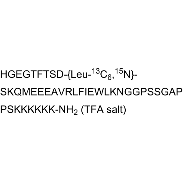 Lixisenatide (Leu-13C6,15N) TFA