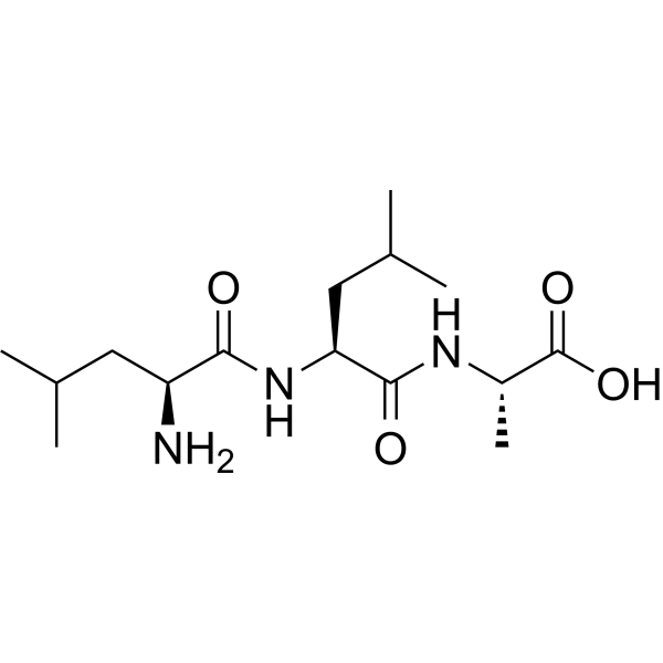 H-Leu-Leu-Ala-OH Chemical Structure H-Leu-Leu-Ala-OH