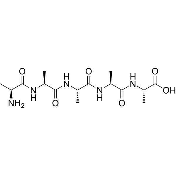 Penta-alanine Chemical Structure Penta-alanine
