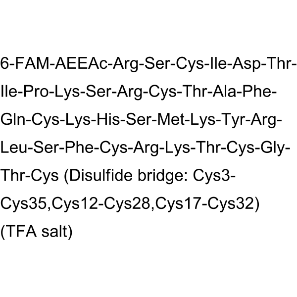 6-FAM-AEEAc-Stichodactyla helianthus Neurotoxin (ShK) (TFA)