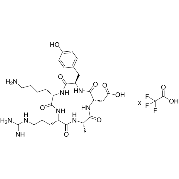 Cyclo(Arg-Ala-Asp-(D-Tyr)-Lys) TFA