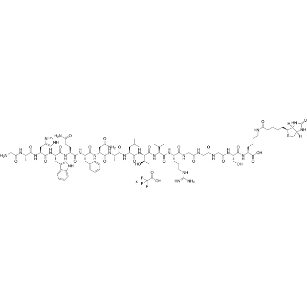Hyaluronan-binding peptide, biotin labeled TFA
