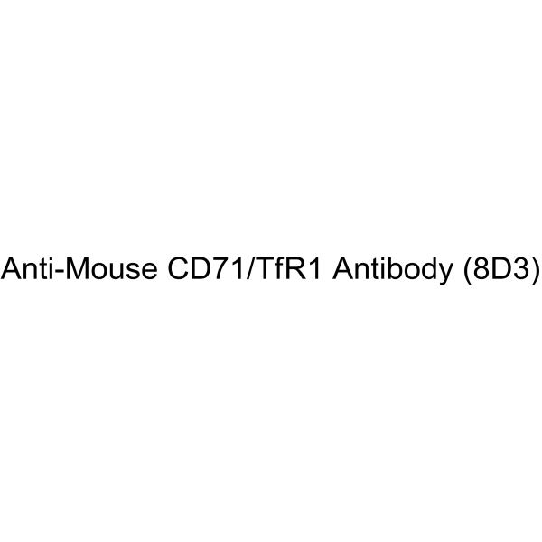 Anti-Mouse CD71/TfR1 Antibody (8D3)