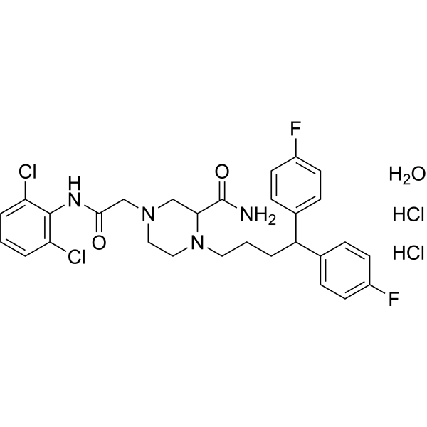 Mioflazine (di(hydrochloride) hydrate)