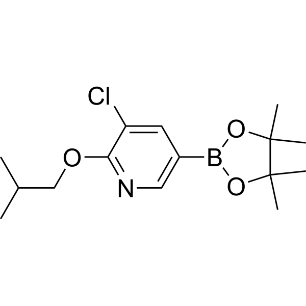 3-Chloro-2-isobutoxy-5-(4,4,5,5-tetramethyl-1,3,2-dioxaborolan-2-yl)pyridine