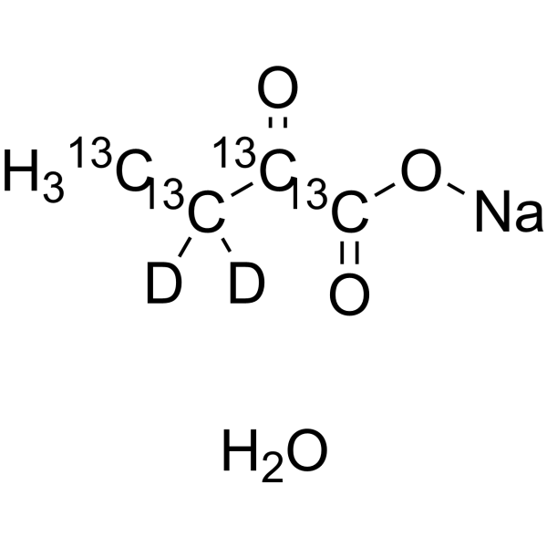 Sodium 2-oxobutanoate-13C4,d2 hydrate