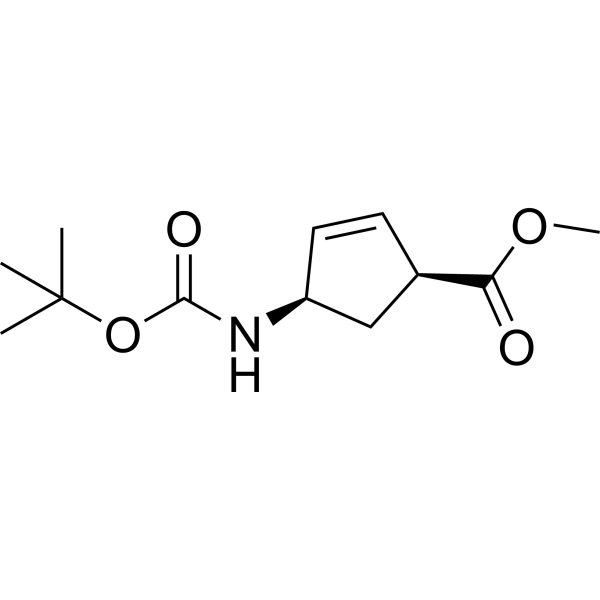 (1S,4R)-Methyl 4-((tert-butoxycarbonyl)amino)cyclopent-2-enecarboxylate (Standard)