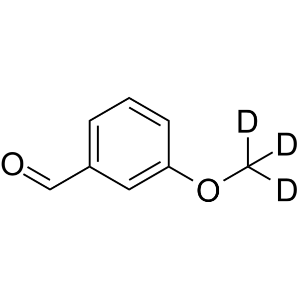 m-Anisaldehyde-d<sub>3</sub> Chemical Structure m-Anisaldehyde-d<sub>3</sub>