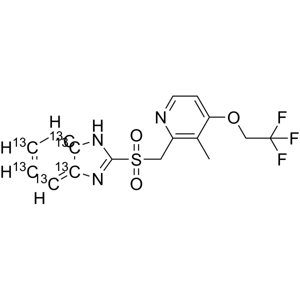 Lansoprazole sulfone-13C6