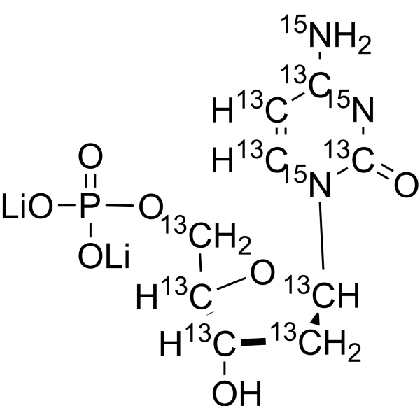2'-Deoxycytidine-5'-monophosphate-13C9,15N3 dilithium