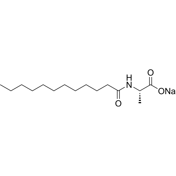 N-Lauroyl-L-alanine sodium Chemical Structure N-Lauroyl-L-alanine sodium